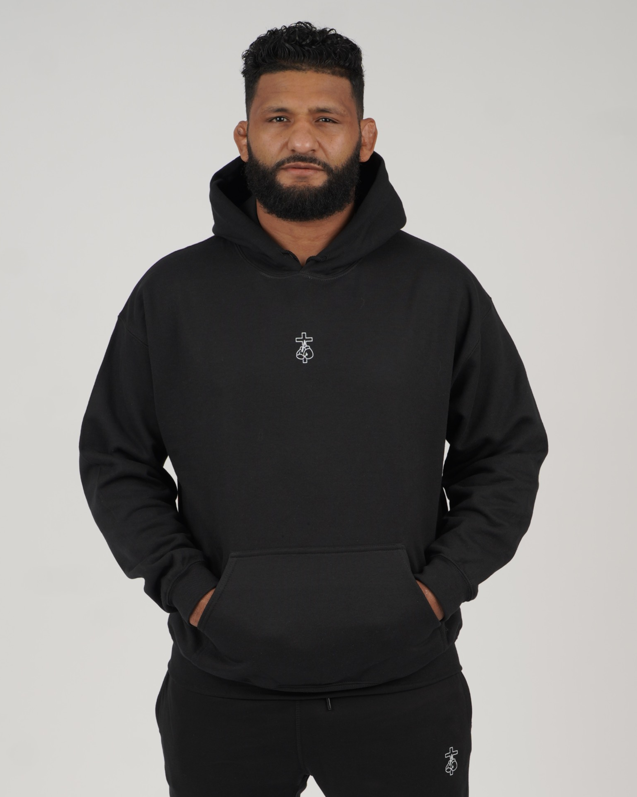 Victory on the cross hoodie