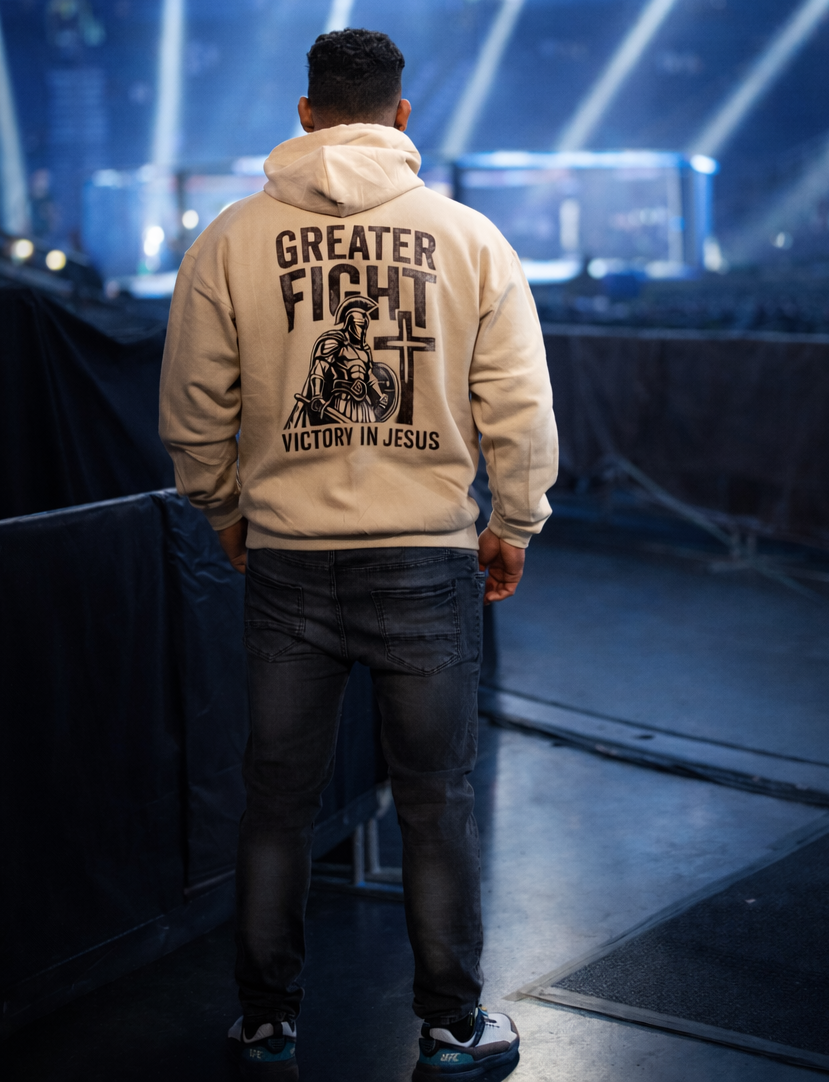 Victory in Jesus, stand firm Hoodie
