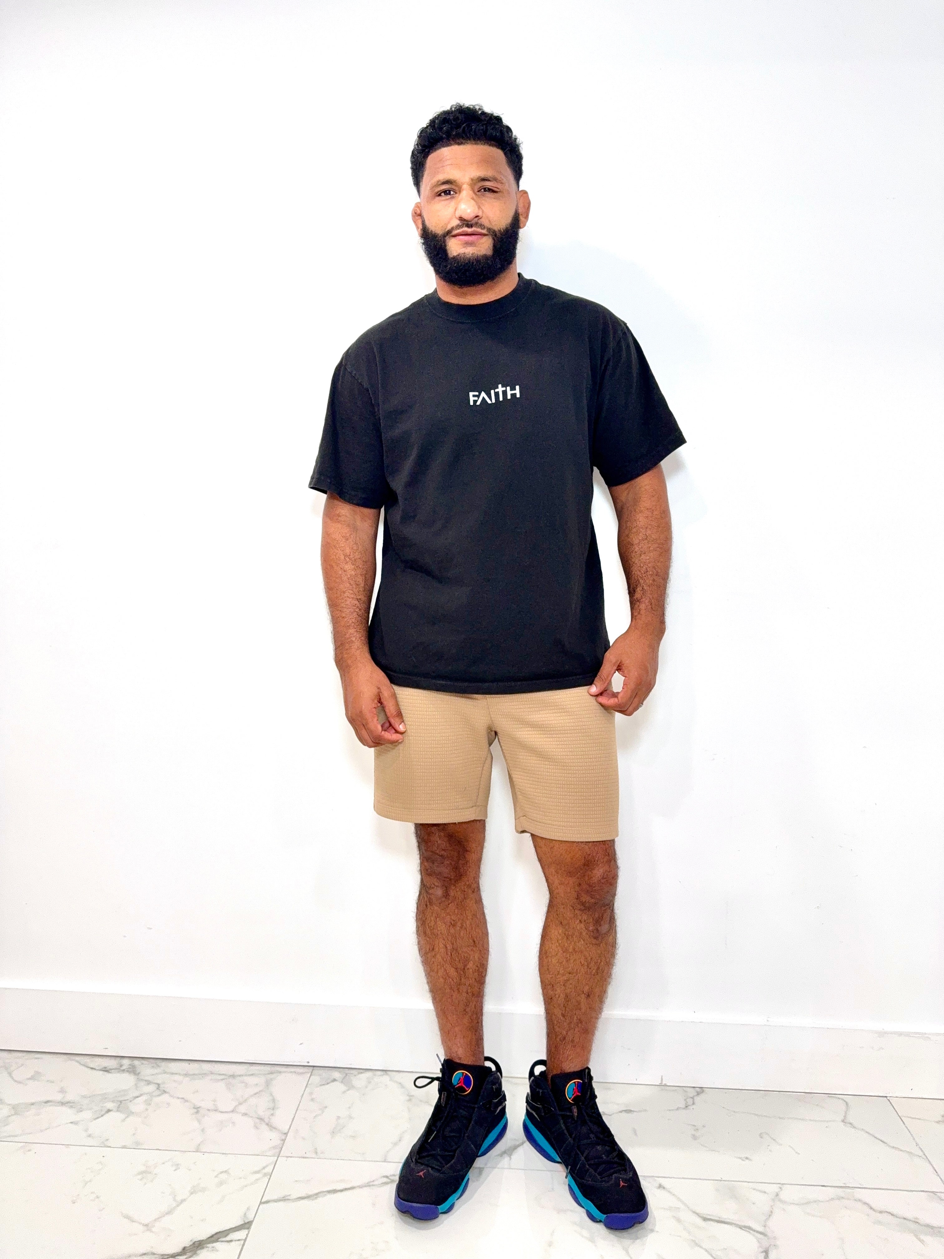 Oversized minimalist FAITH T-shirt