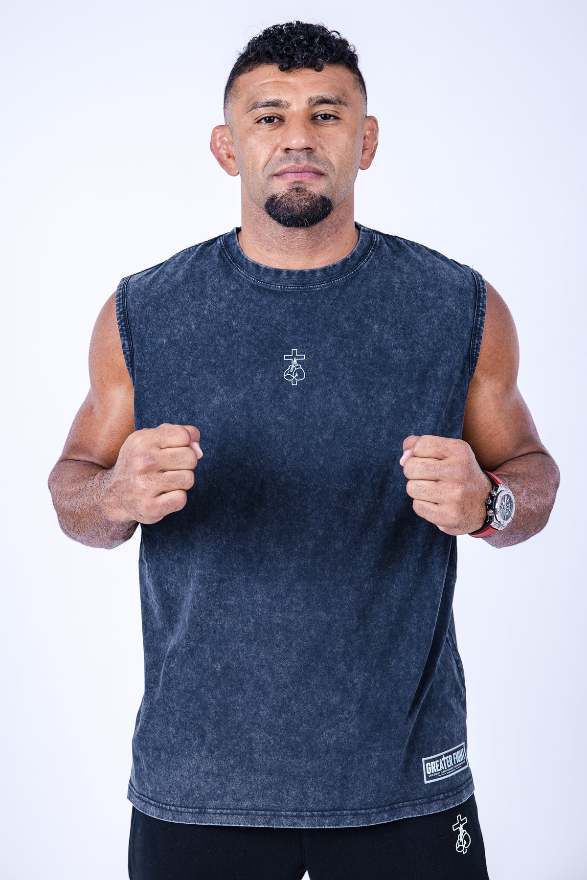 Greater Is He Who Is In You — Vintage Cutoff Tee