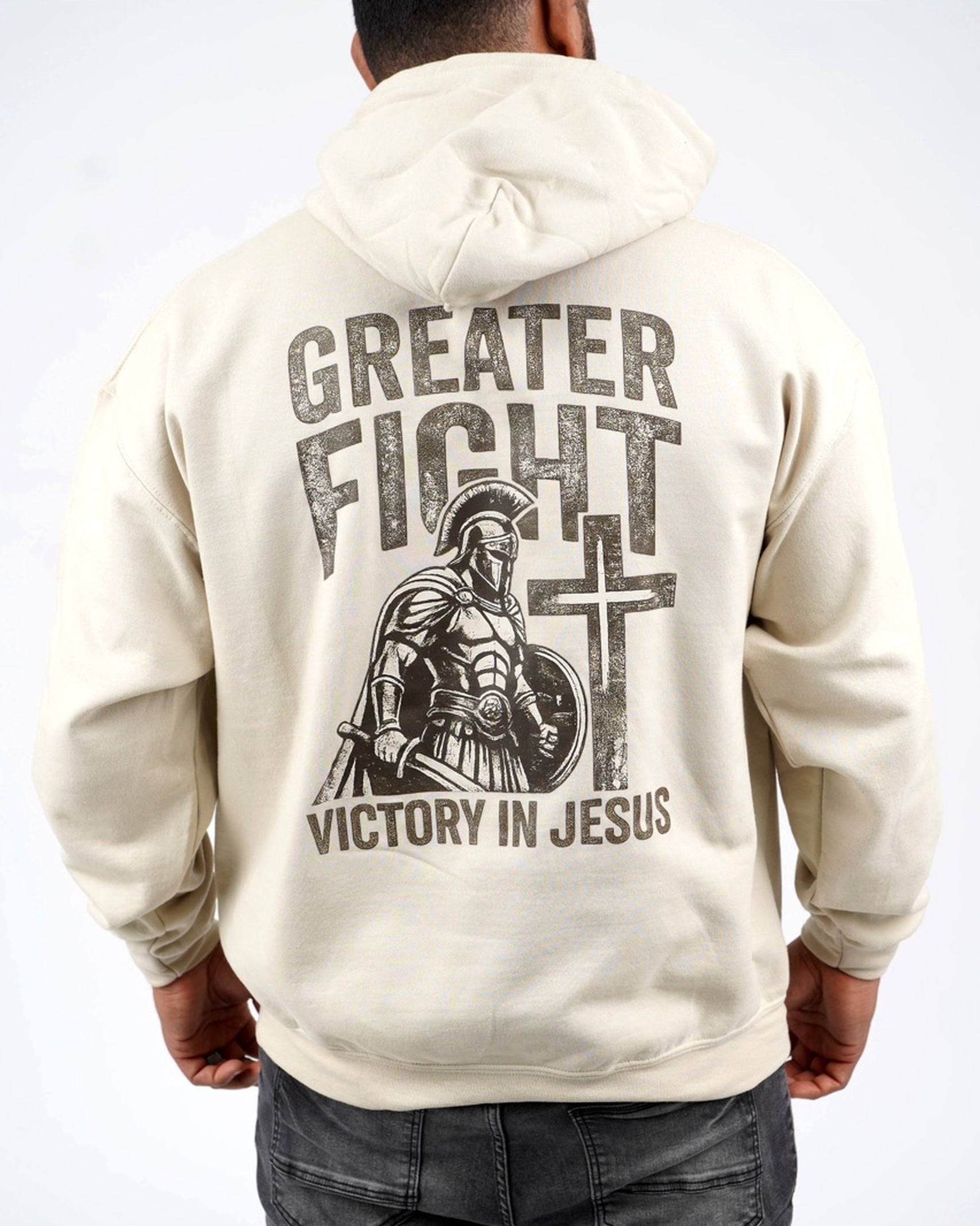 Victory in Jesus, stand firm Hoodie