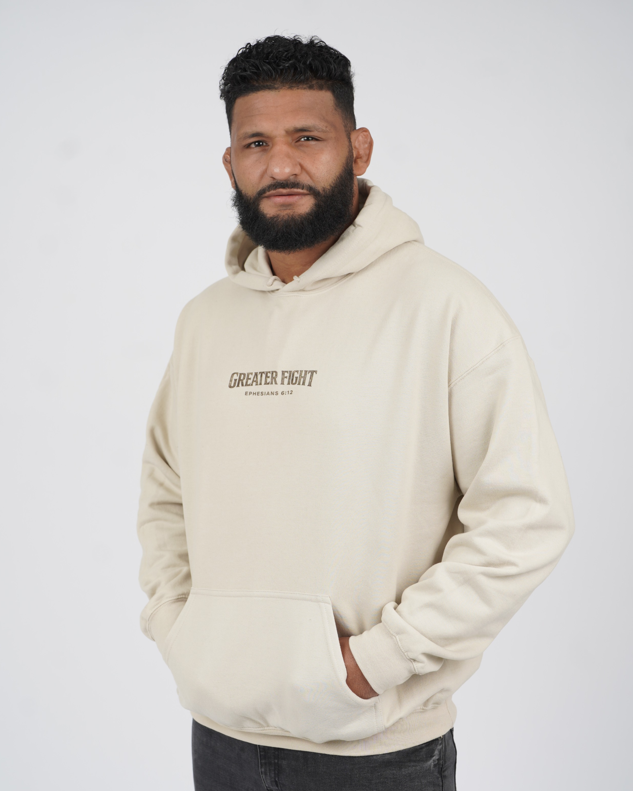 Victory in Jesus, stand firm Hoodie