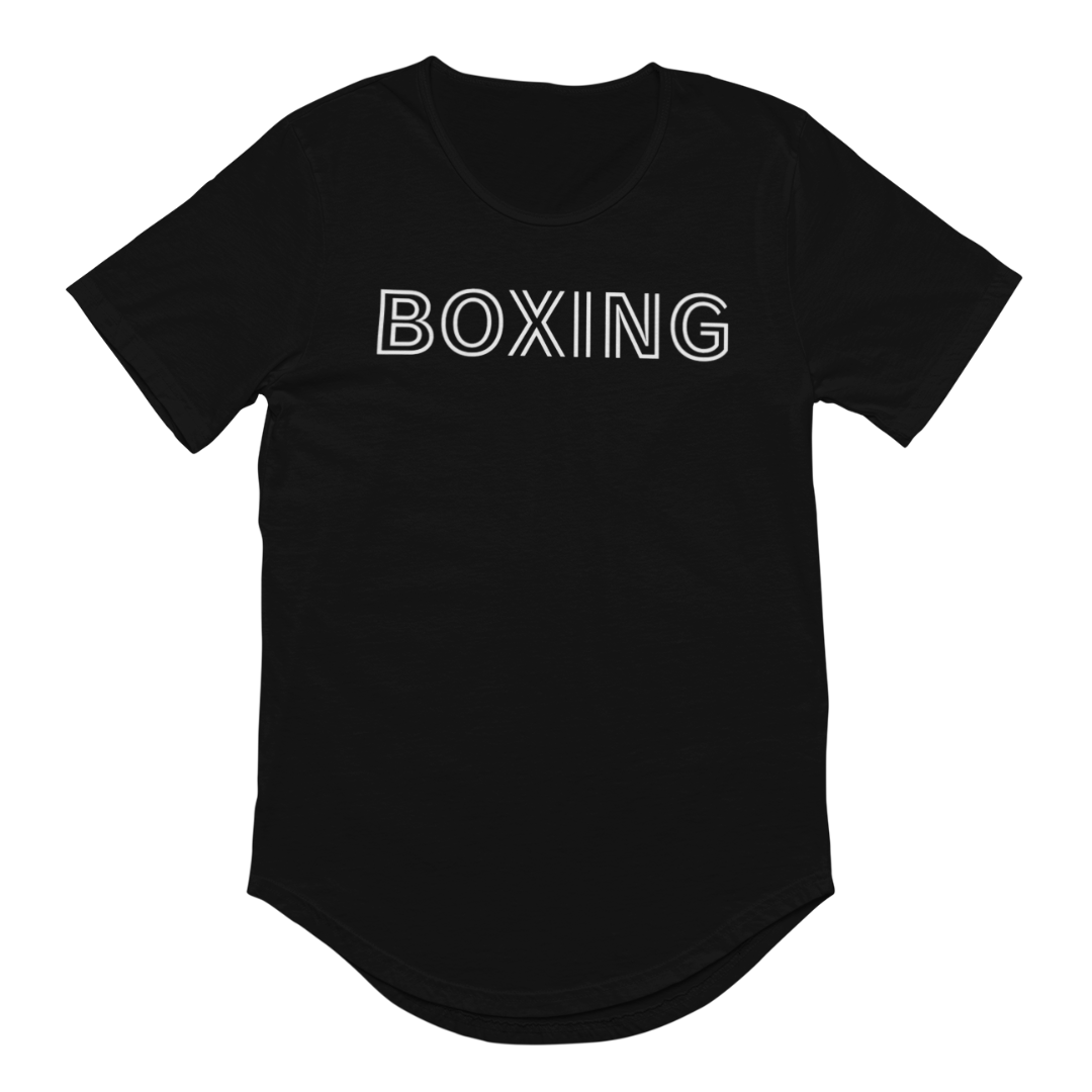 Curved Hem fighter choice T-shirt