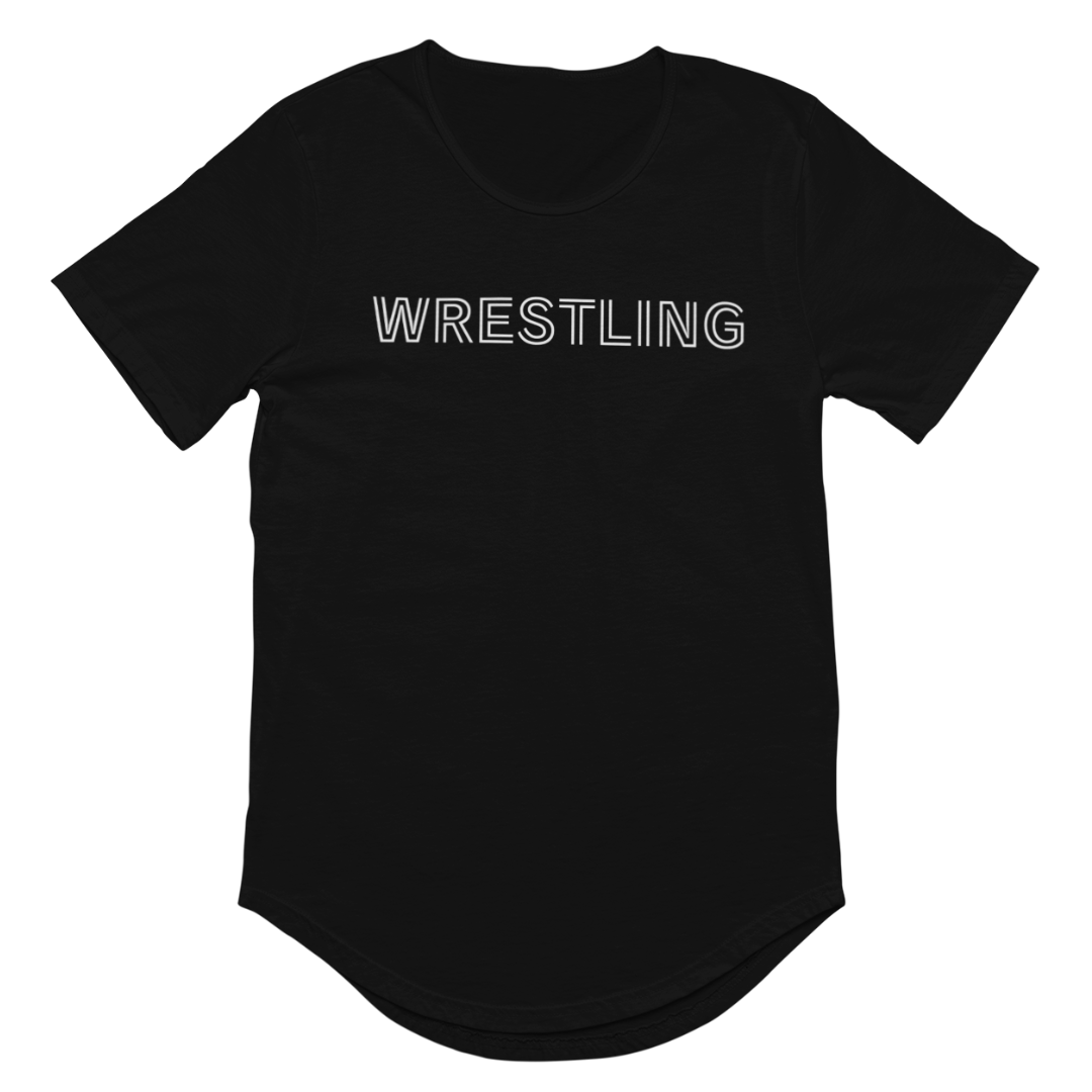 Curved Hem fighter choice T-shirt