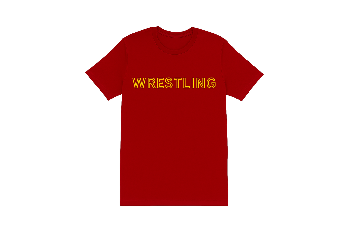 Red and Gold Your simple Martial arts T-shirt