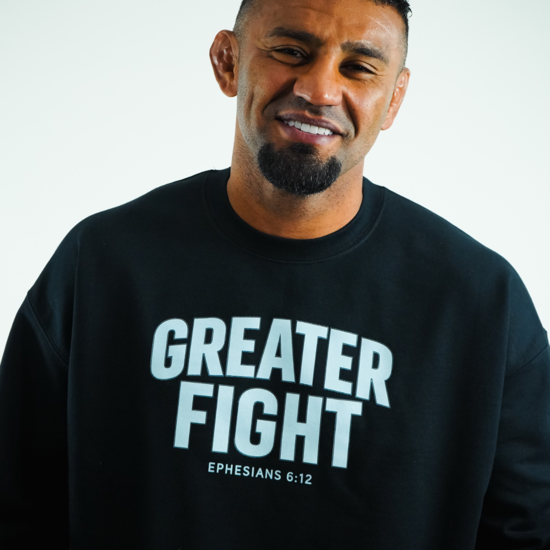Greater Fight black sweatshirt