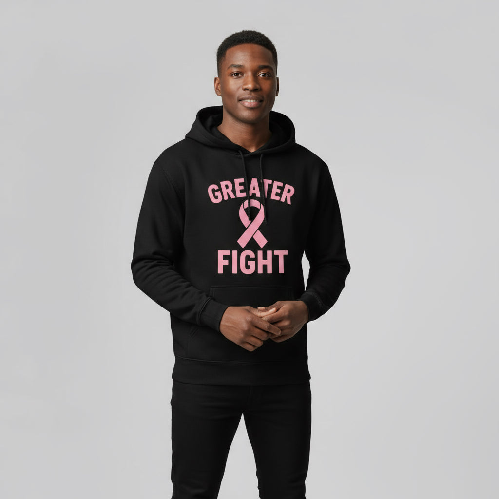 Greater Fight Hoodie + Free T-shirt  ( breast cancer awareness edition )