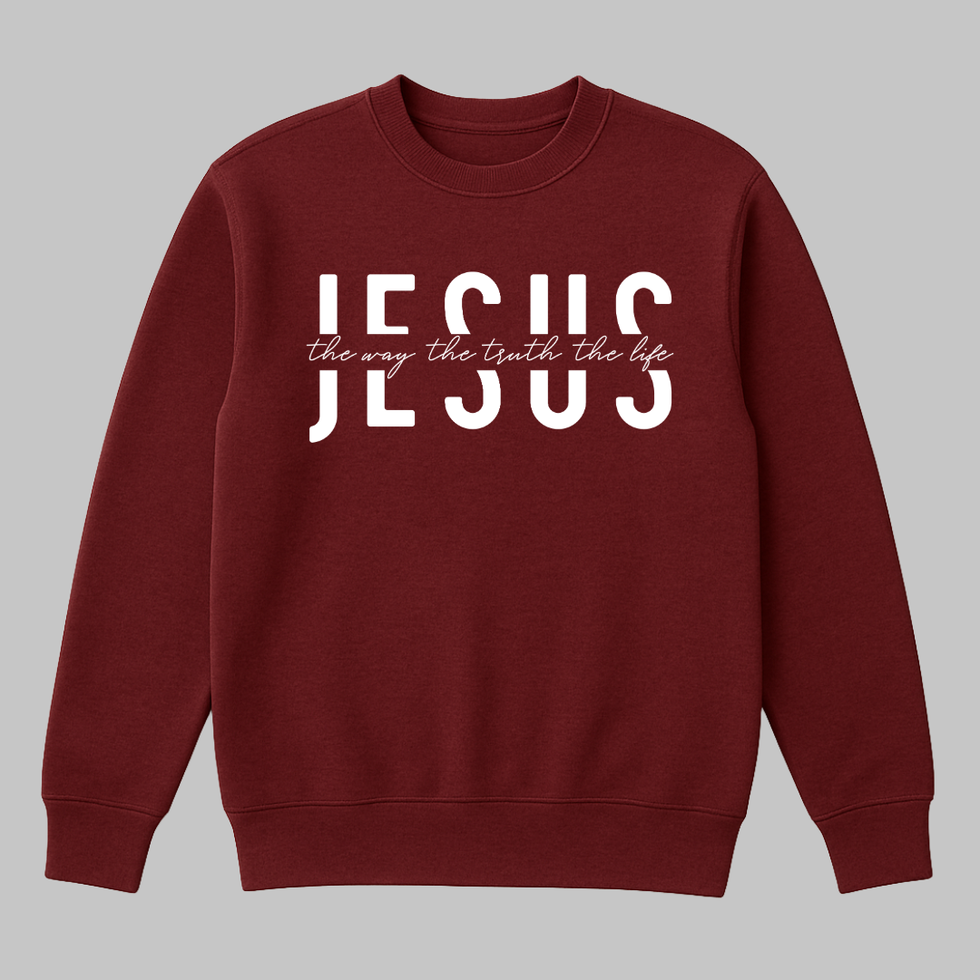 Jesus the way. The life. The truth. Sweatshirt
