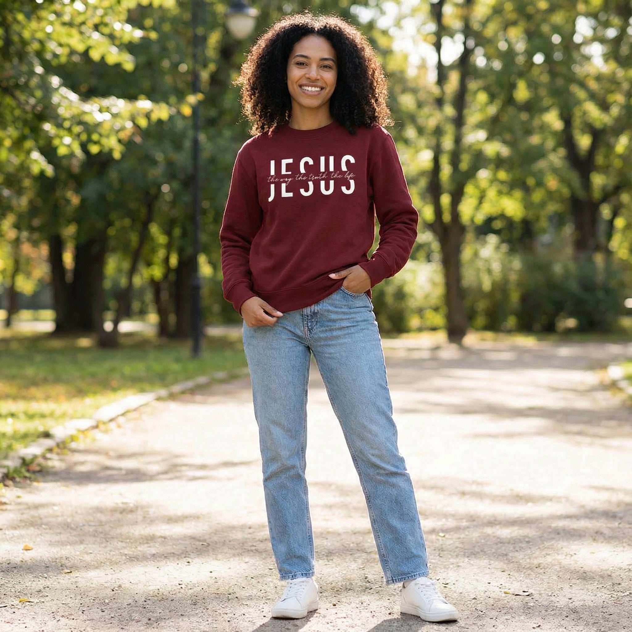 Jesus the way. The life. The truth. Sweatshirt