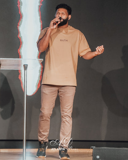 Oversized minimalist Faith Tee