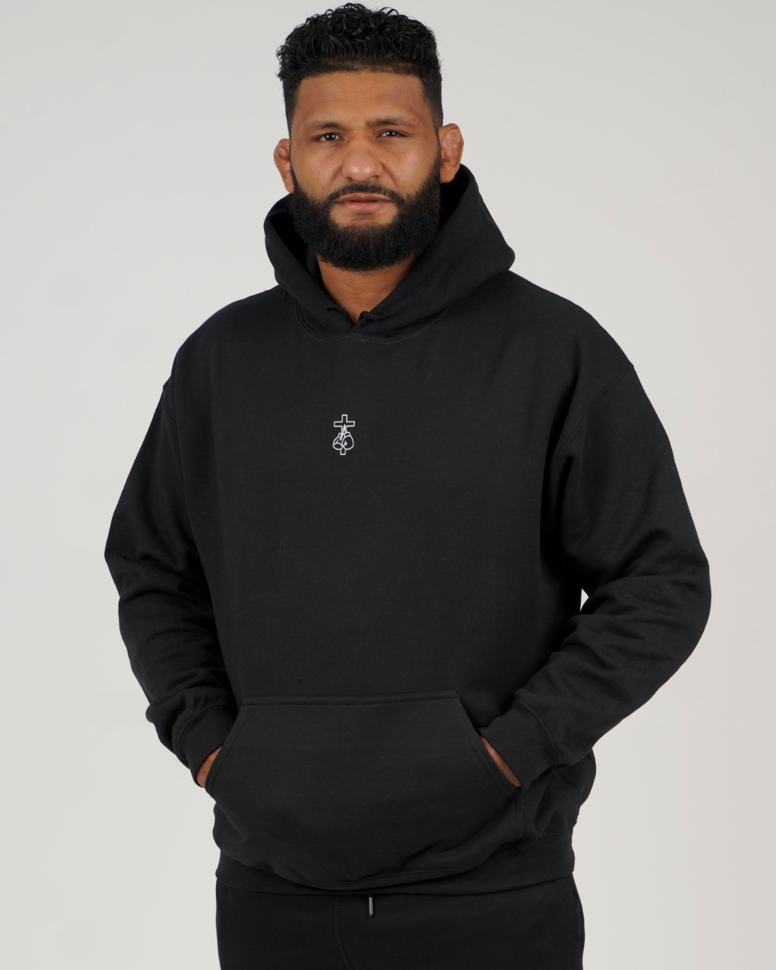 Victory on the cross hoodie
