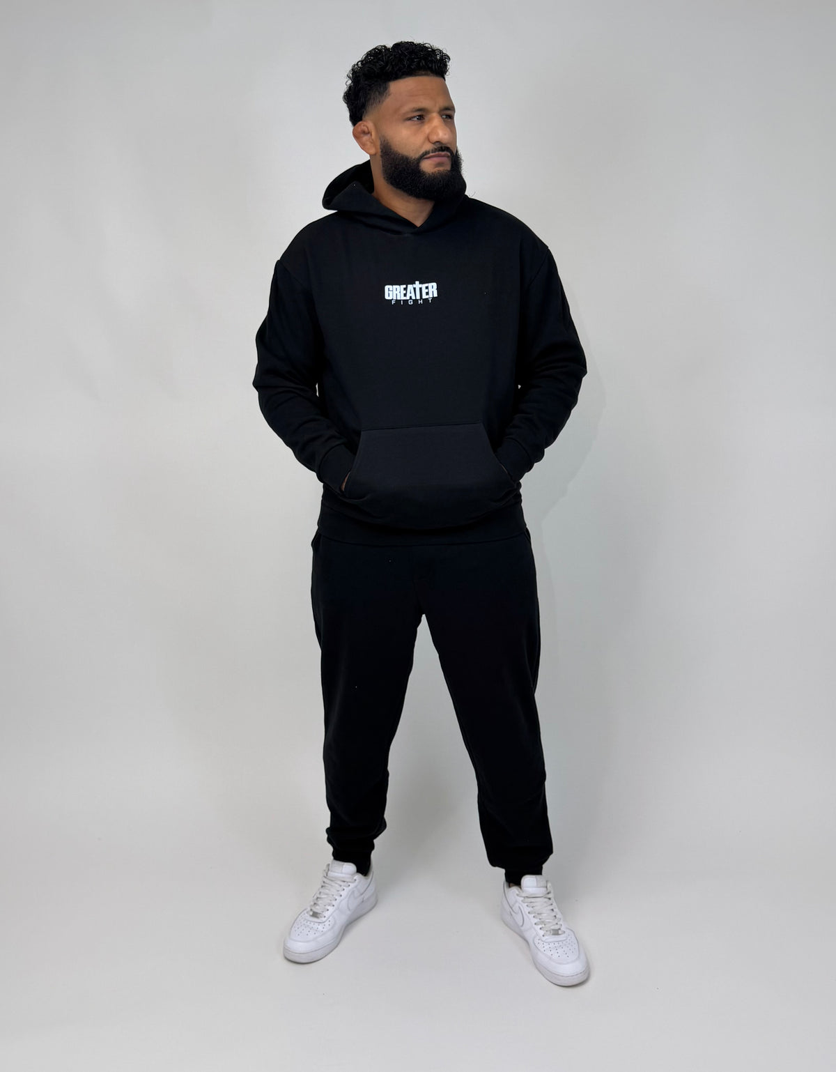 Greater Fight Victory in  Jesus Hoodie