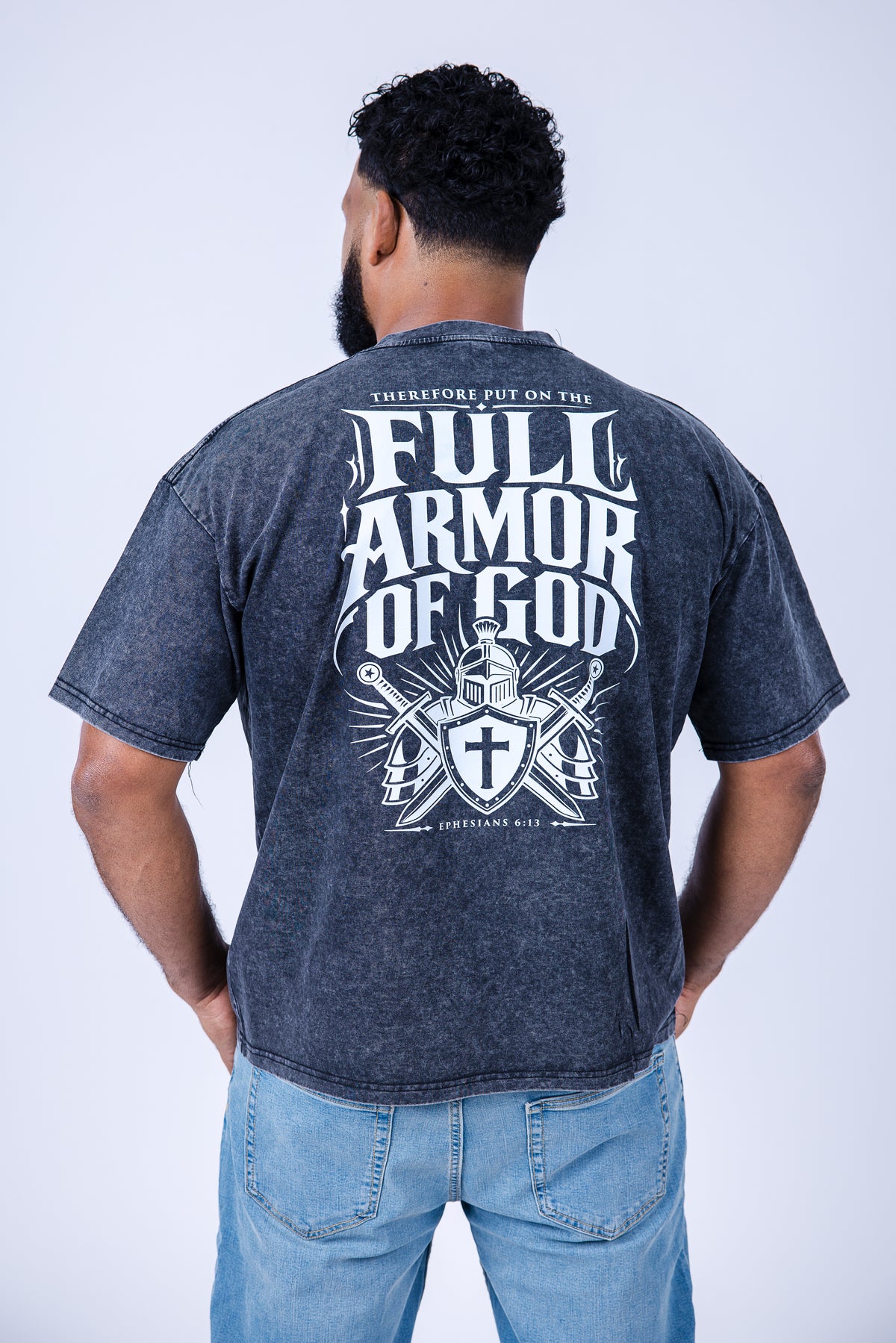 Full Armor of God — Vintage Oversized Tee