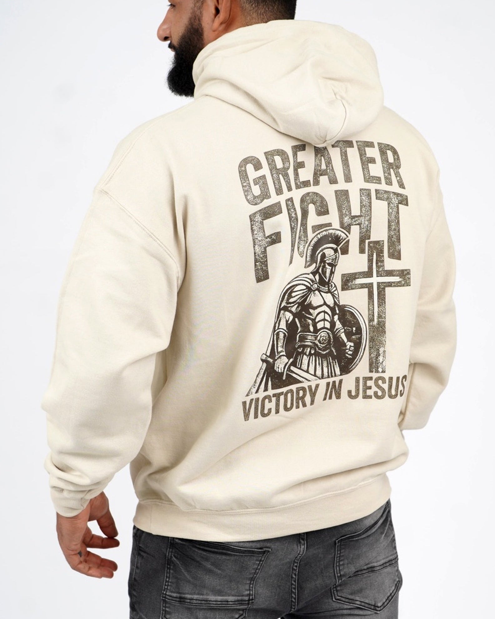 Victory in Jesus, stand firm Hoodie