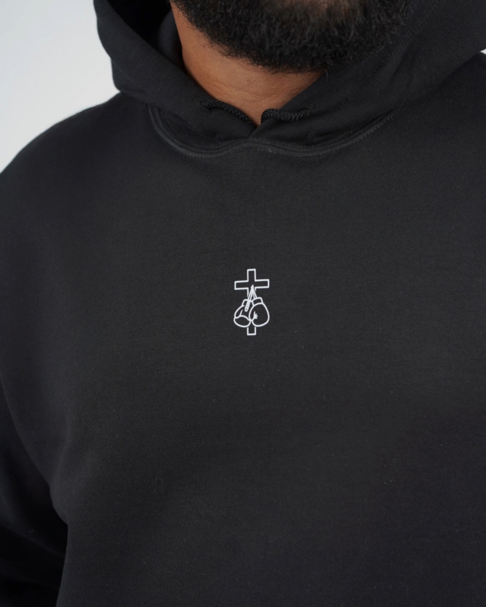 Victory on the cross hoodie
