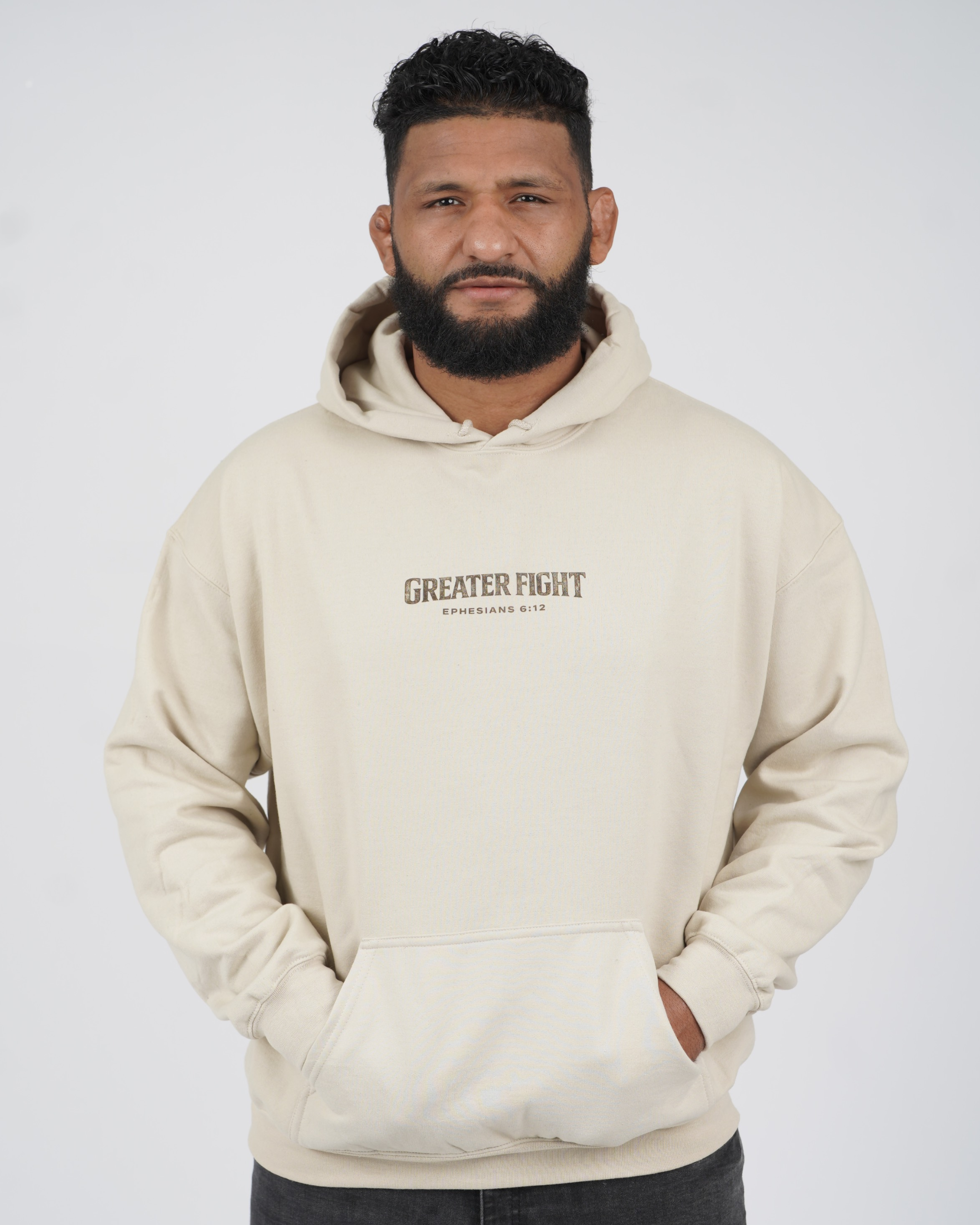 Victory in Jesus, stand firm Hoodie