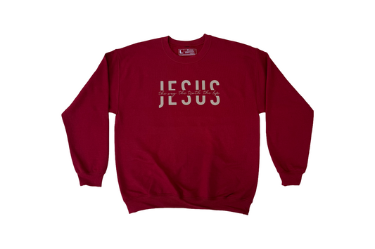 The way/truth/life sweatshirt