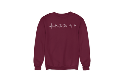 Jiujitsu heartbeat sweatshirt