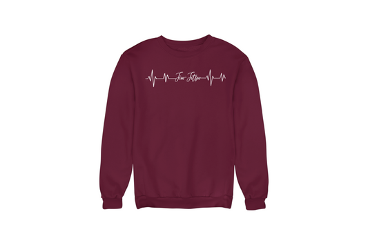 Jiujitsu heartbeat sweatshirt