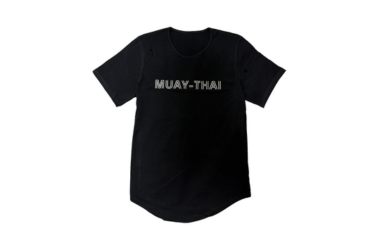 Curved Hem fighter choice T-shirt