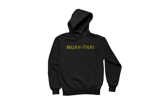 Black and Gold Your Martial Art Hoodie