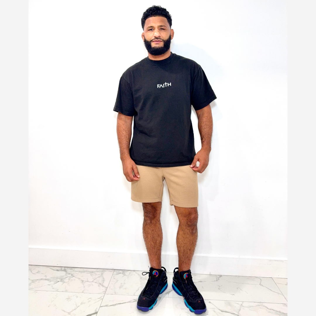 Oversized minimalist FAITH T-shirt