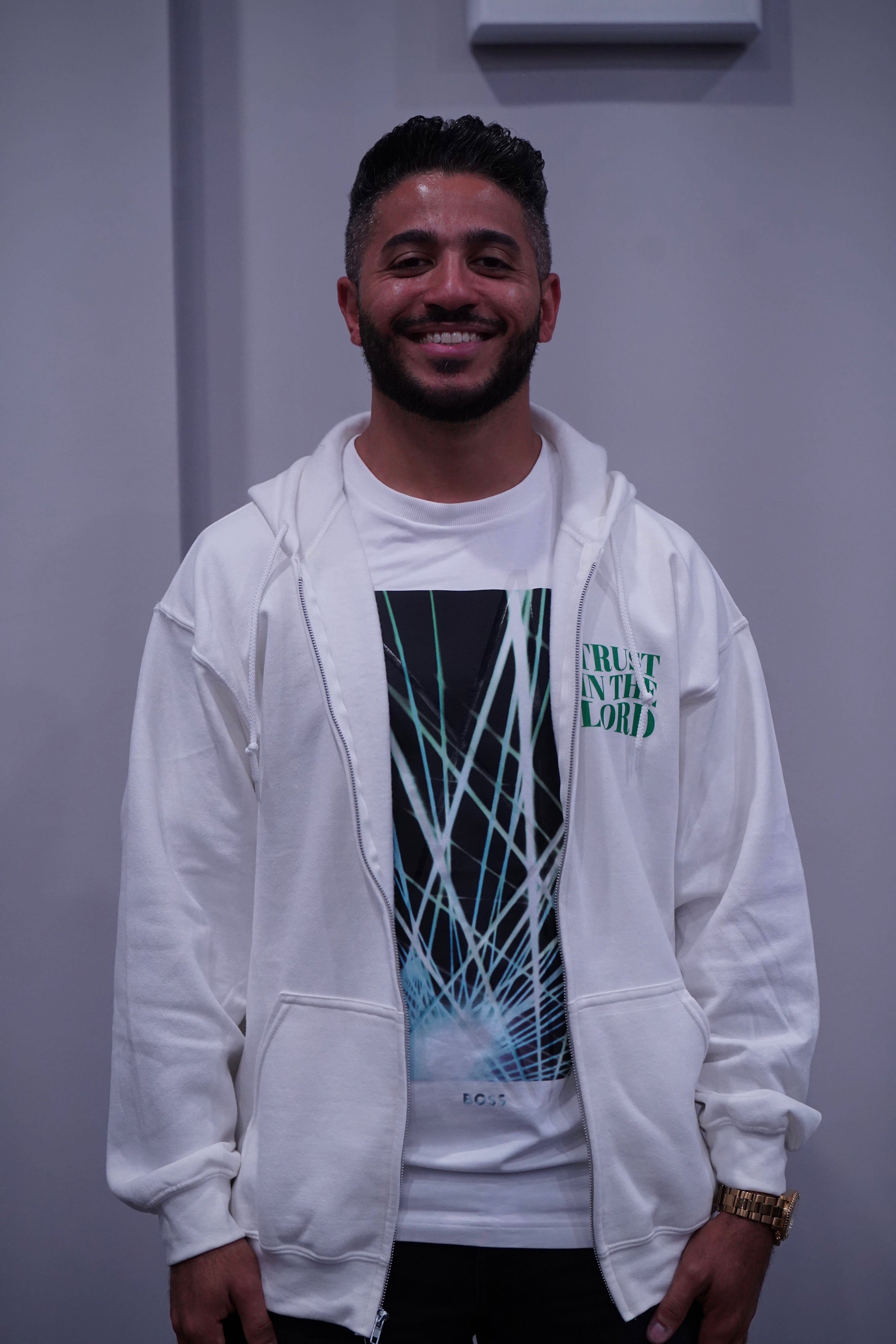 Trust in the Lord zip up Hoodie