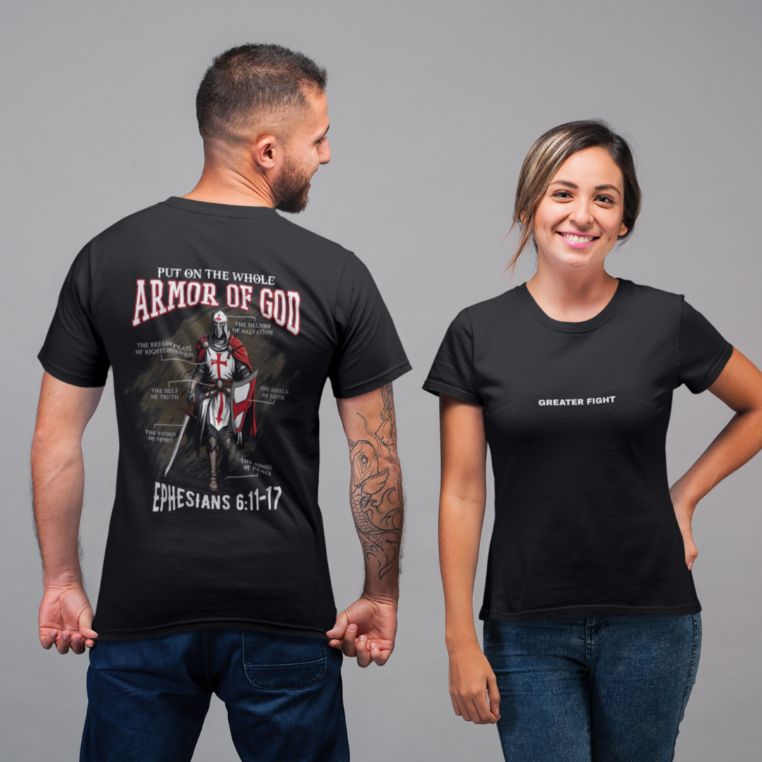 Armor of God oversized Greater Fight tee