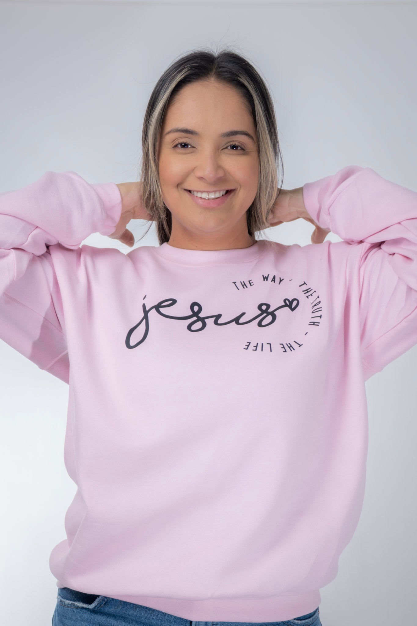 Jesus the way. The truth. The life. Sweatshirt