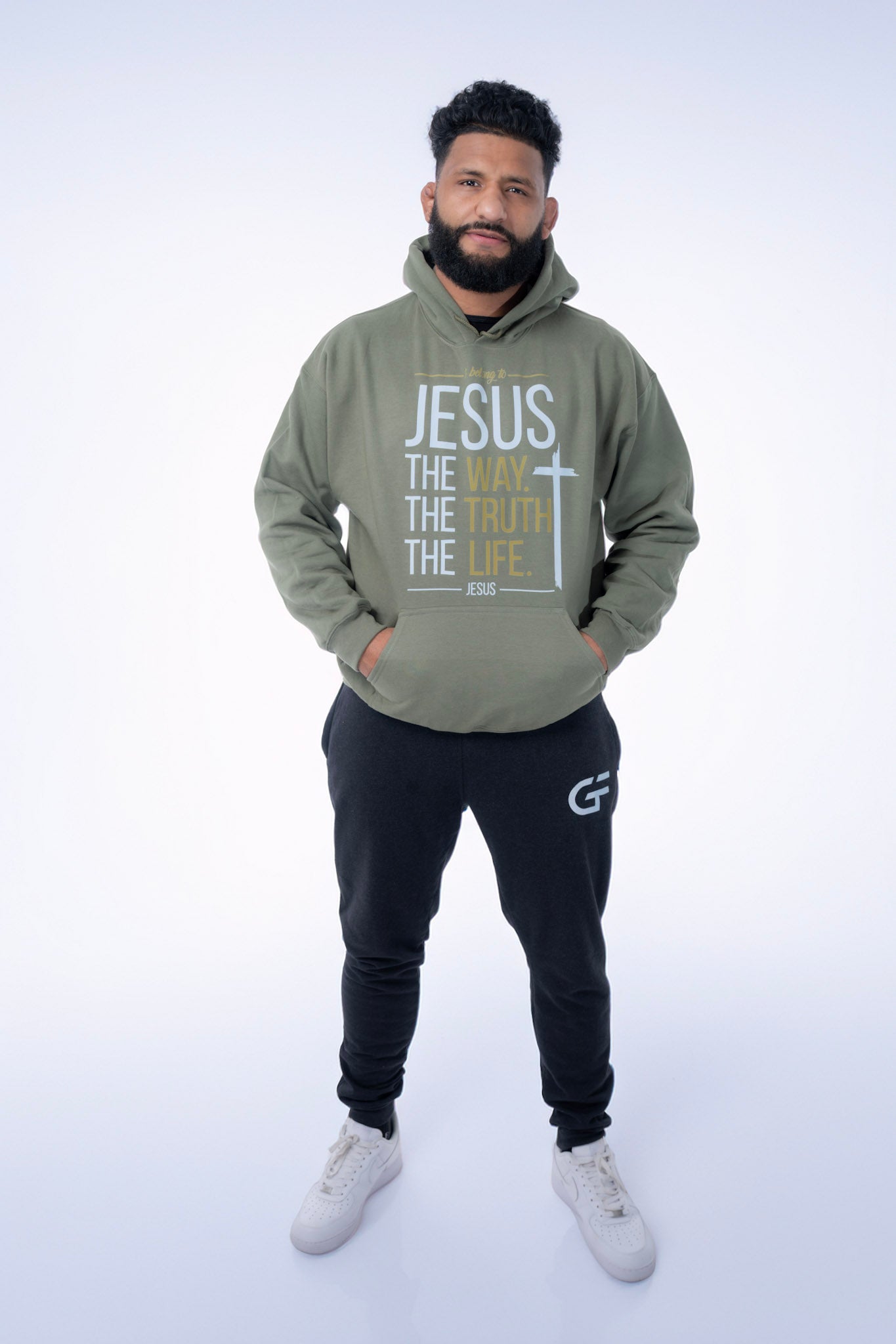 Jesus the way truth life hoodie